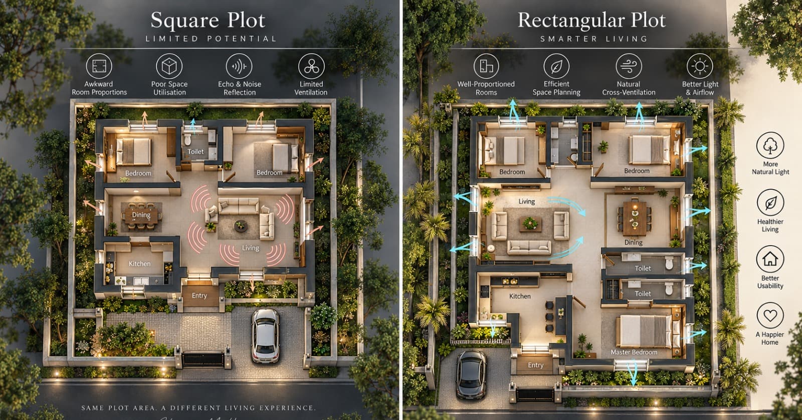 Things you should consider before buying land for constructing your new home